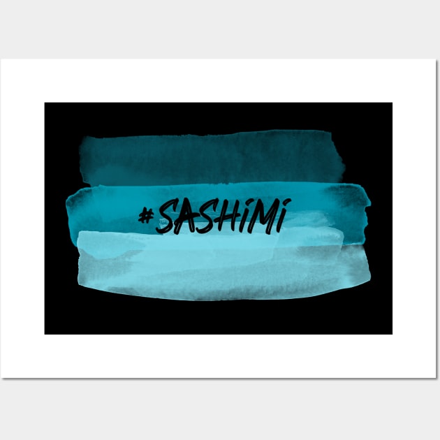 Japanese Style #Sashimi Food Design Wall Art by New East 
